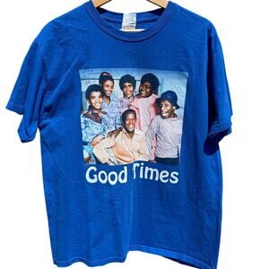 Good Times TV show blue t-shirt Size Large